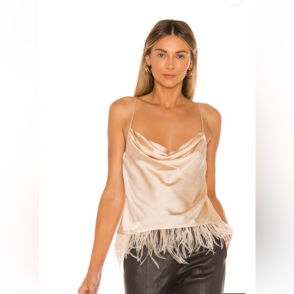 L’Academie Alix Top - blouse from Revolve in Ivory Cream
